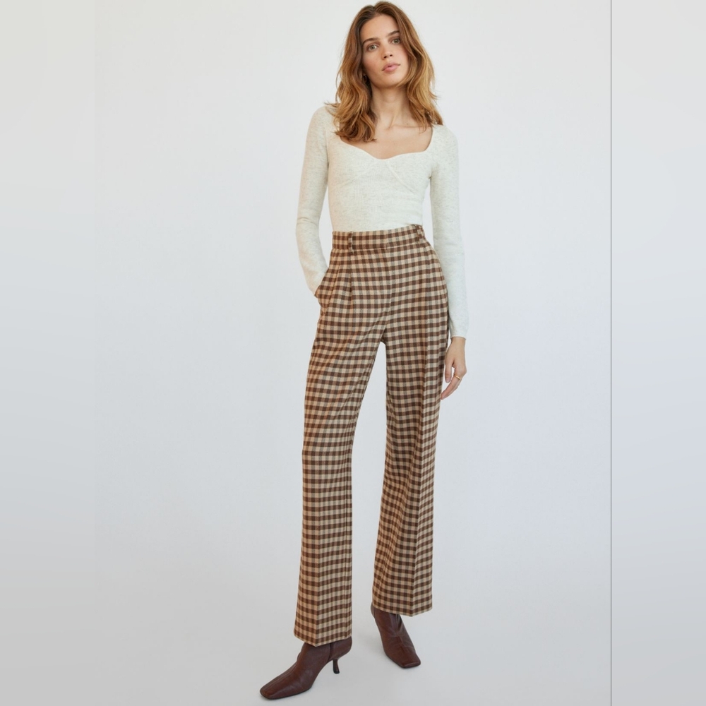 aritzia x Wilfred effortless crop flanel